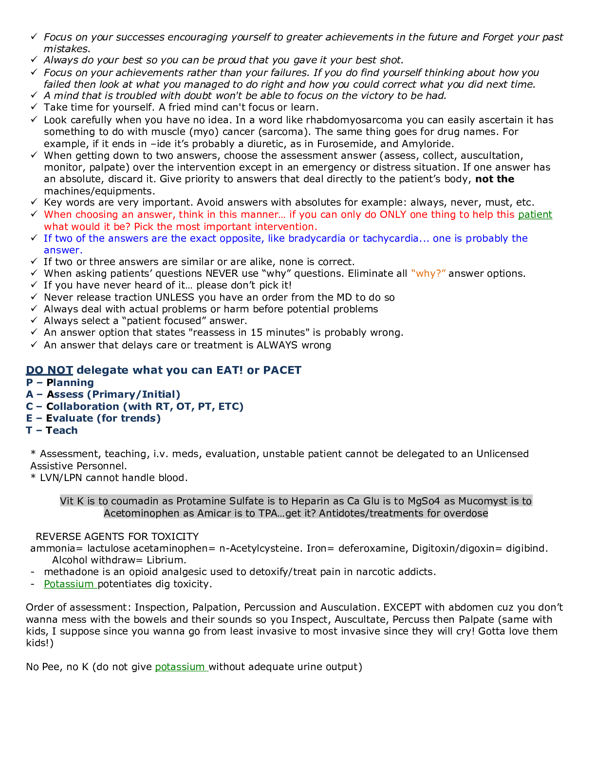 Preview of McMaster UniversityNURSING 102All Nurses Study Guide - Updated.2021